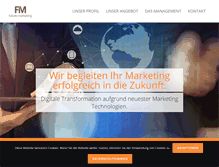 Tablet Screenshot of futuremarketing-network.de